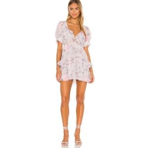 New Tularosa Lydia Lilac Floral Dress Tiered Without Bralette Size Medium